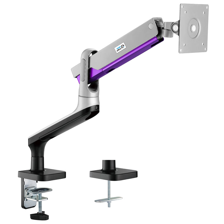 Ergo Office monitor tartó, prémium gázrugós, dupla karos 17"-32" 9 kg, ER-436