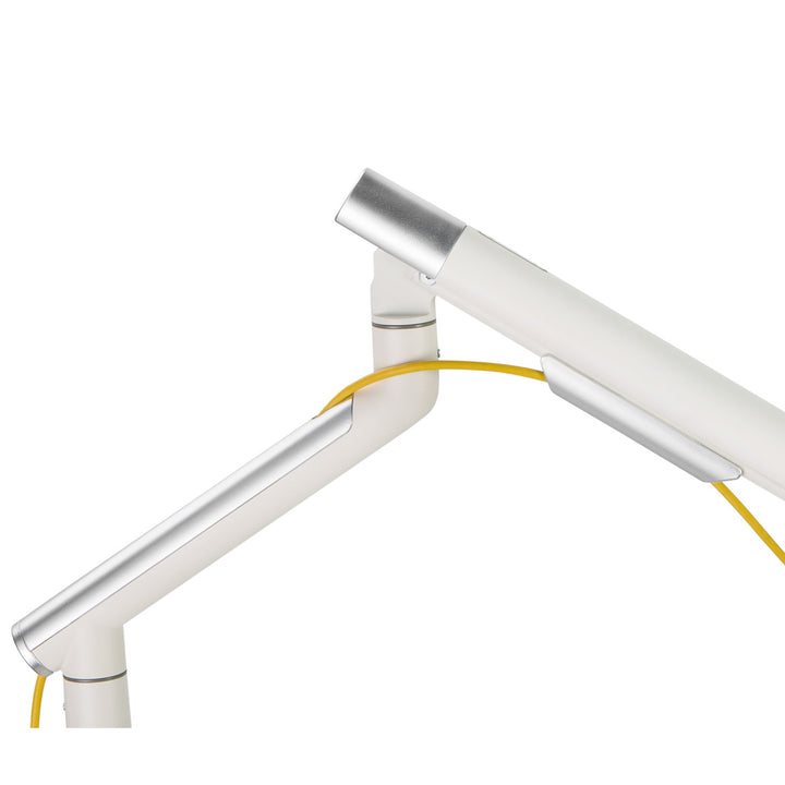 Ergo Office monitor tartó, prémium gázrugós, dupla karos, 17"-32" 9 kg, fehér, ER-437