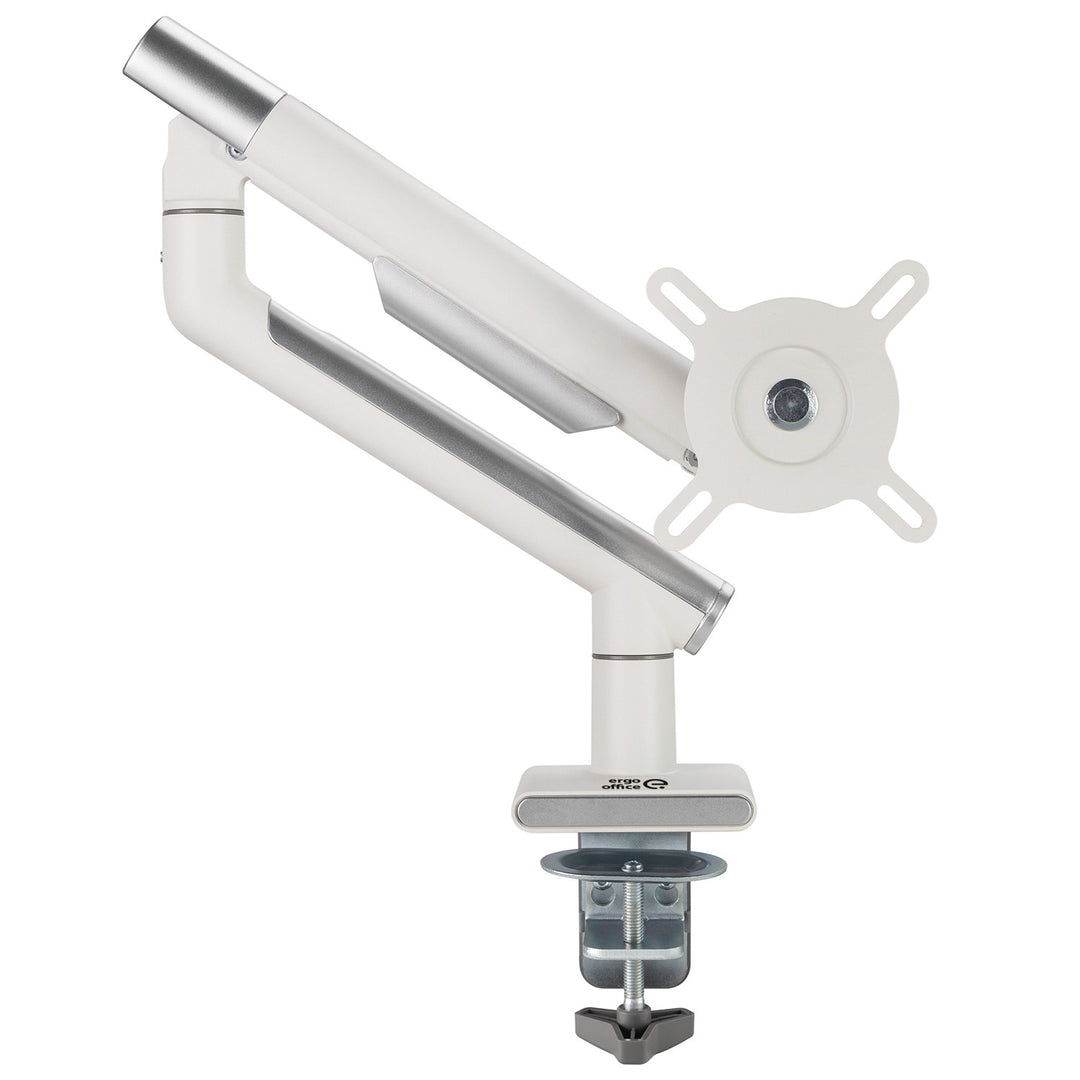 Ergo Office monitor tartó, prémium gázrugós, dupla karos, 17"-32" 9 kg, fehér, ER-437