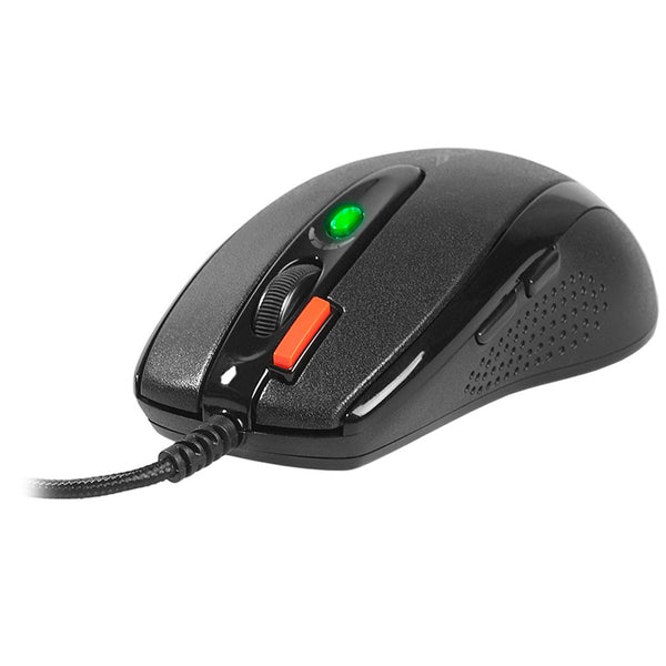 A4Tech egér + egérpad készlet, 7 gomb, optikai érzékelő, USB, X-Game X-7120