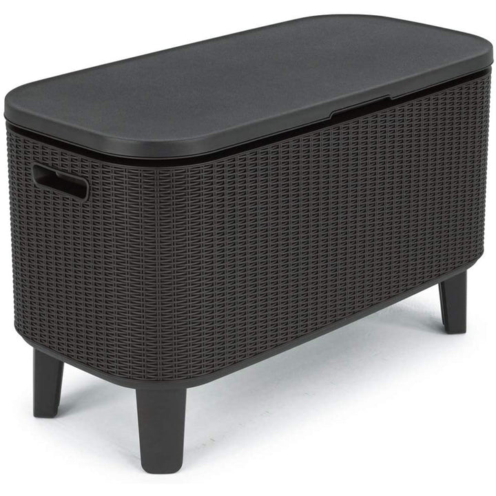Keter kerti bár 2in1 asztal, bár tárolóedénnyel Bevy Cool Bar Rattan bárpult