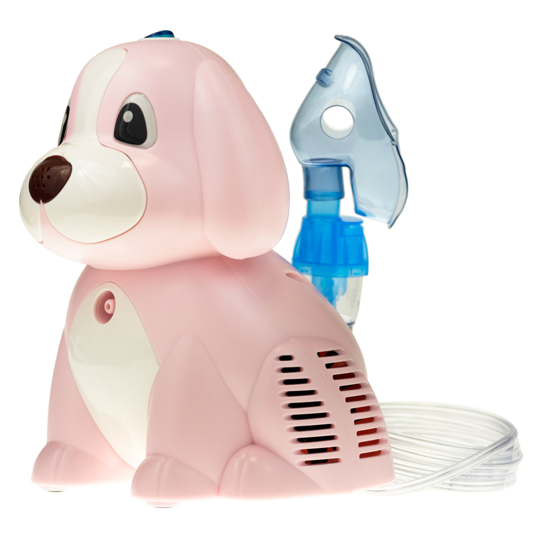 Omnibus Puppy kompresszoros inhalátor BR-CN171 rózsaszínű