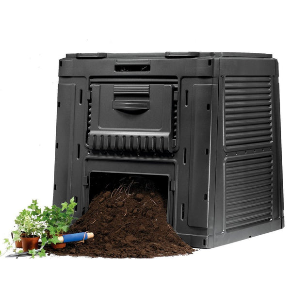 Komposztáló talppal Keter E-COMPOSTER 470L fekete 231415