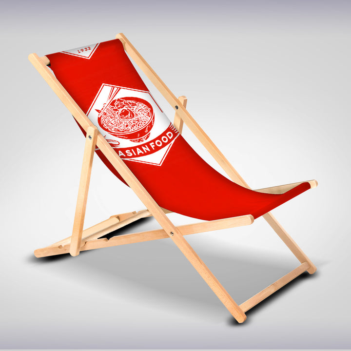 GreenBlue GB183 klasszikus bükkfa strandszék saját nyomtatással, grafikával, logóval, reklám strandszék, reklám strandszék