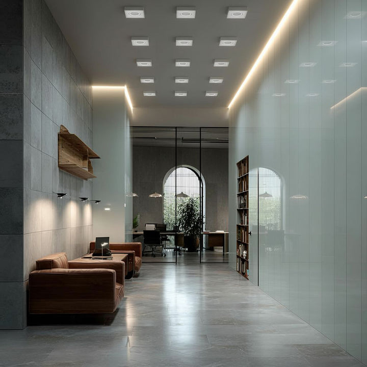 Maclean spot mennyezeti lámpatest, MR16/GU10 fényforrásokhoz, fehér, 94x94x32mm, négyzet alakú, alu, MCE464 W