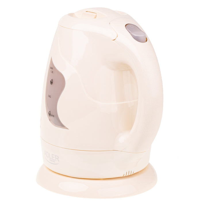 Adler vezeték nélküli vízforraló, 850W, 1L, bézs, AD 08 b