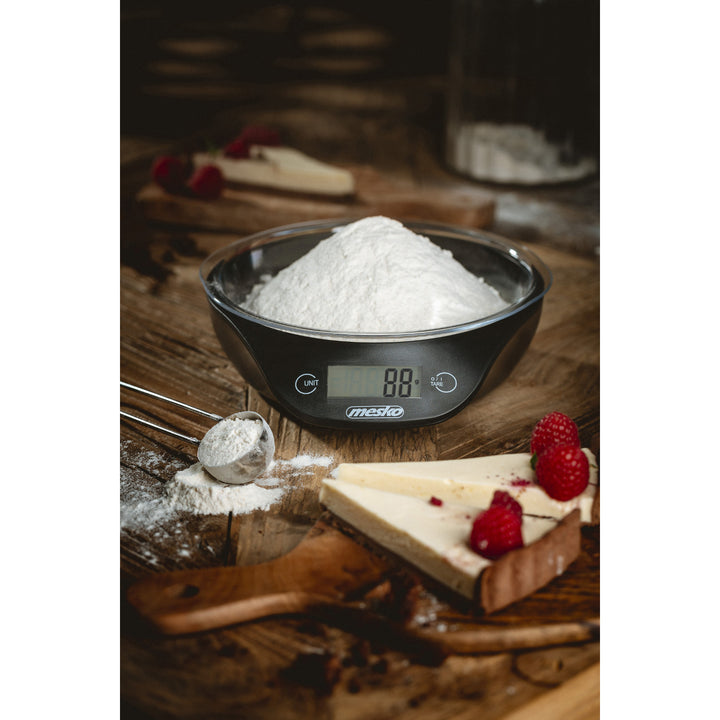 Mesko MS 3164 konyhai mérleg tállal, 5 kg maximális terhelhetőséggel