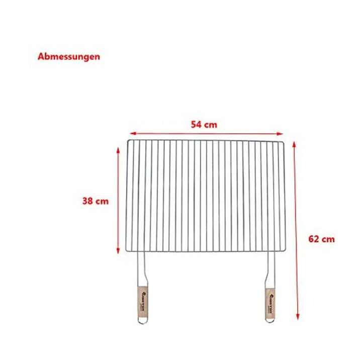 Master Grill & Party Grill 54x38cm krómozott acél MG252