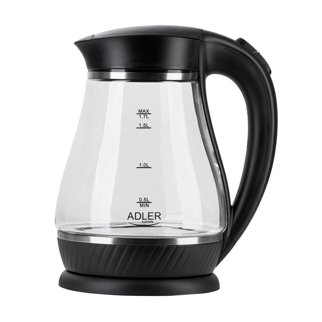 Üvegforraló Adler AD 1274 fekete 1,7L űrtartalom teljesítmény 2200W