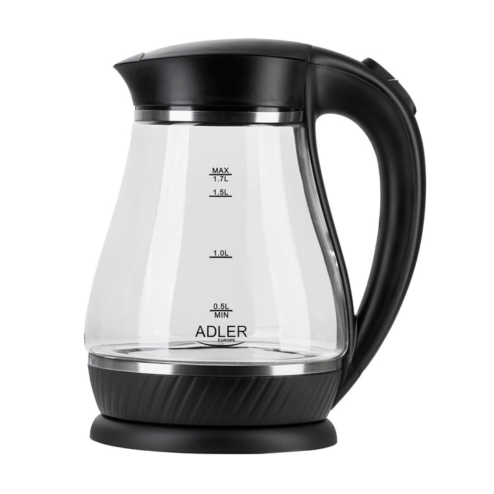 Üvegforraló Adler AD 1274 fekete 1,7L űrtartalom teljesítmény 2200W