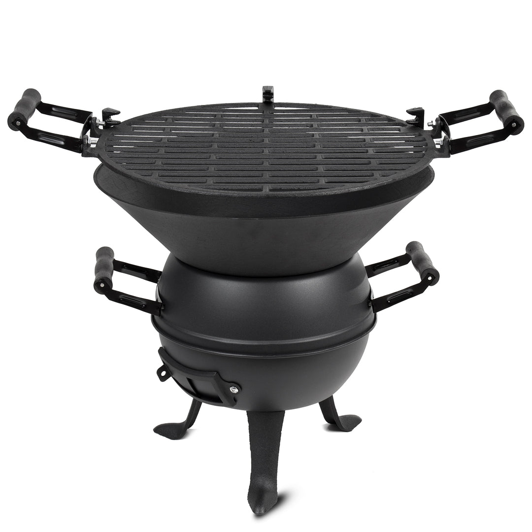 Faszénes hordógrill 35,5cm átmérőjű Master Grill MG630