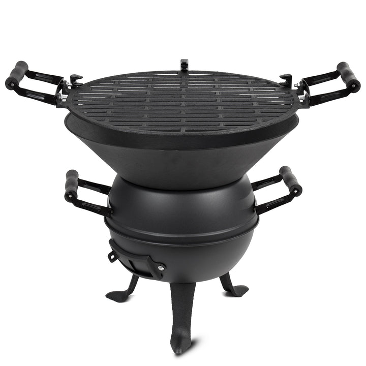 Faszénes hordógrill 35,5cm átmérőjű Master Grill MG630
