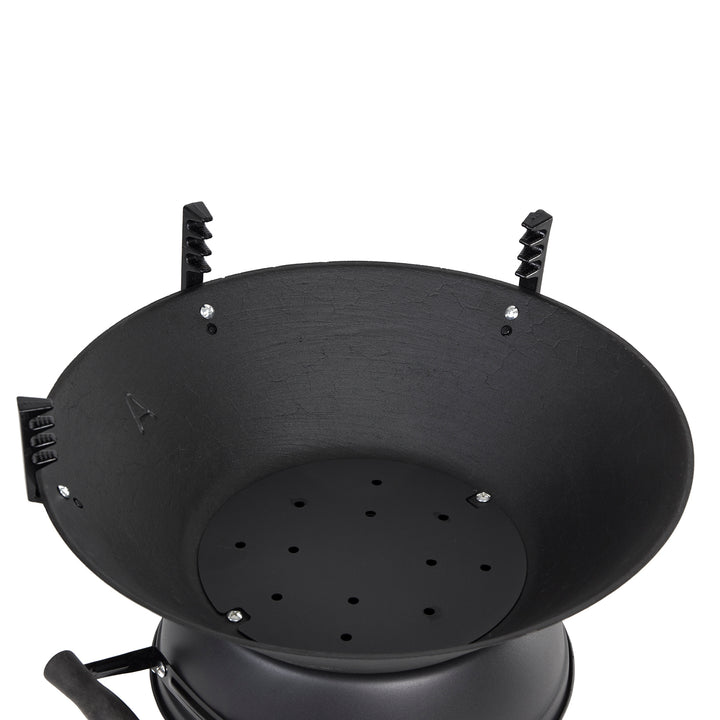 Faszénes hordógrill 35,5cm átmérőjű Master Grill MG630