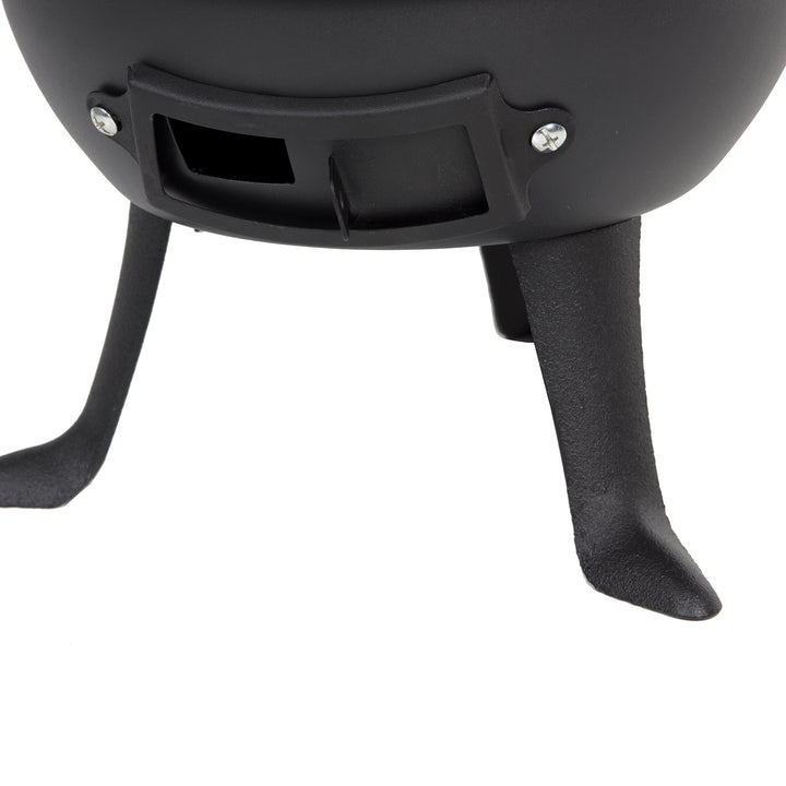 Faszénes hordógrill 35,5cm átmérőjű Master Grill MG630