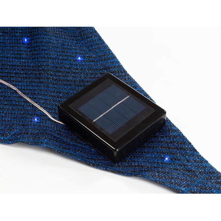 Napernyő vitorla beépített LED világítással "csillagos égbolt" - háromszög - 3,6 x 3,6 x 3,6 m