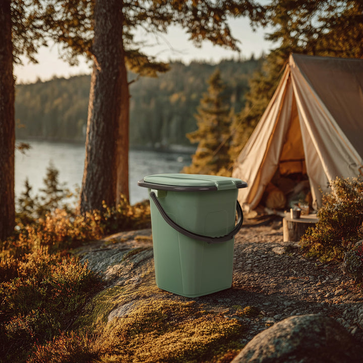 GreenBlue GB320GG zöld-szürke utazó WC