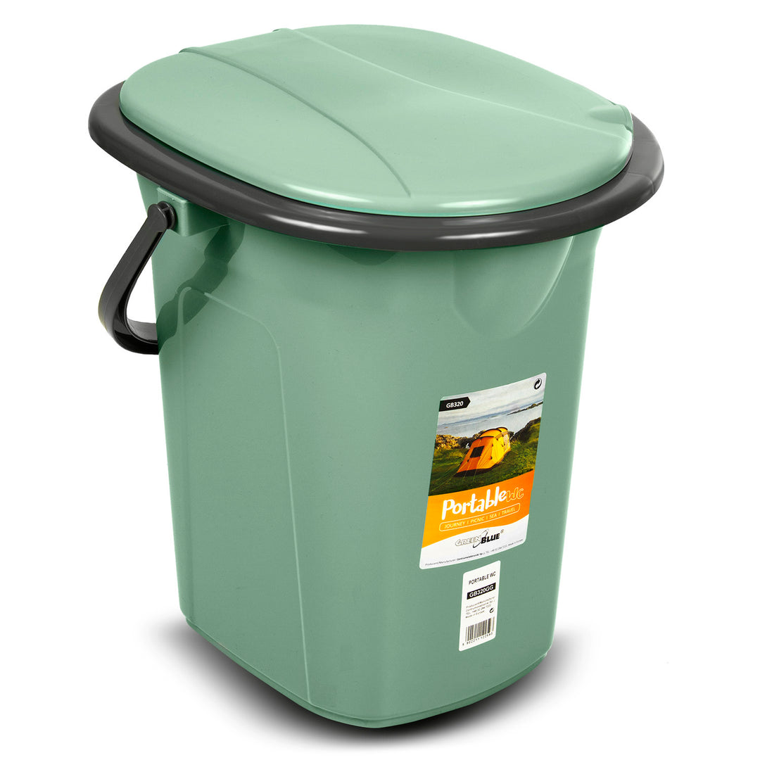 GreenBlue GB320GG zöld-szürke utazó WC