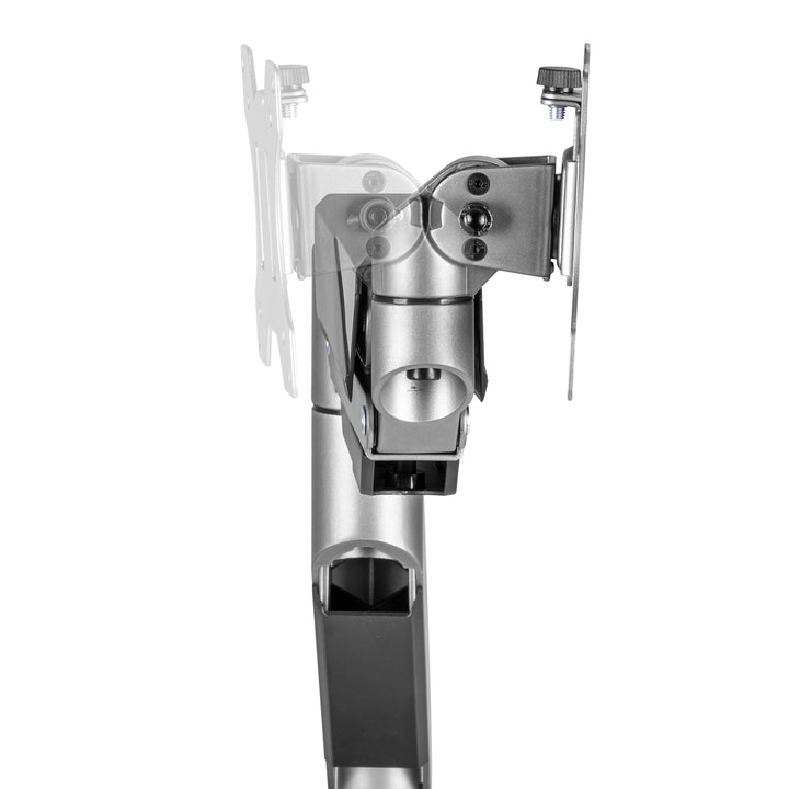 Univerzális monitor asztali tartó Ergo Office, gázrugós 17"-35" 15kg, VESA 75x75 / 100x100, ER-445