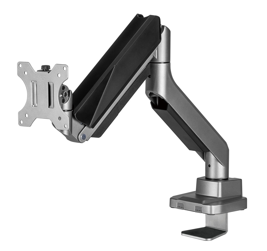 Univerzális monitor asztali tartó Ergo Office, gázrugós 17"-35" 15kg, VESA 75x75 / 100x100, ER-445