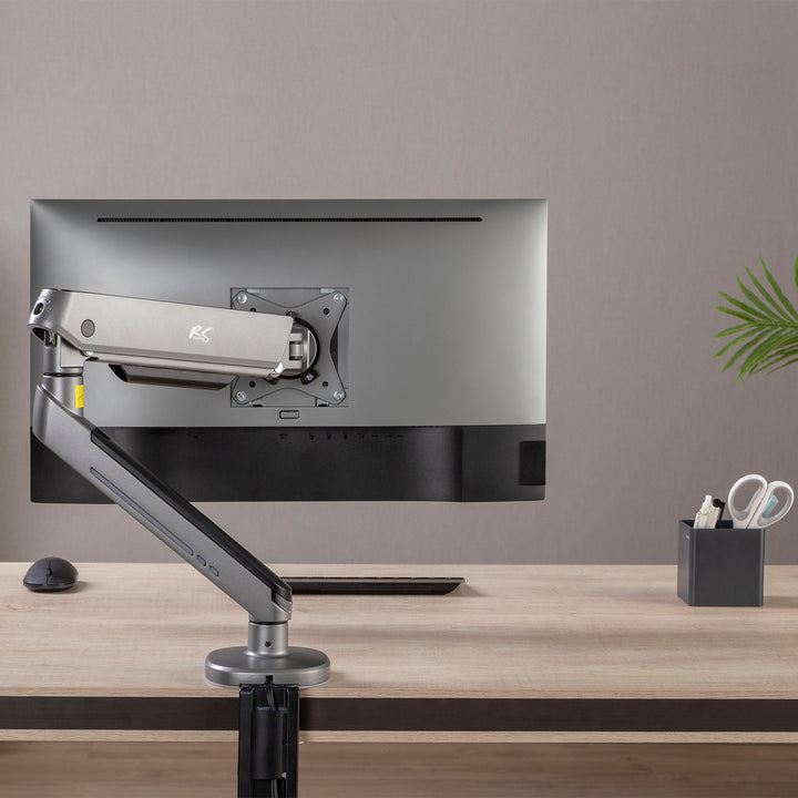 NanoRS gaming monitor tartó, RGB LED háttérvilágítás, 17-32", max. 9kg, VESA 75x75 / 100x100, RS165