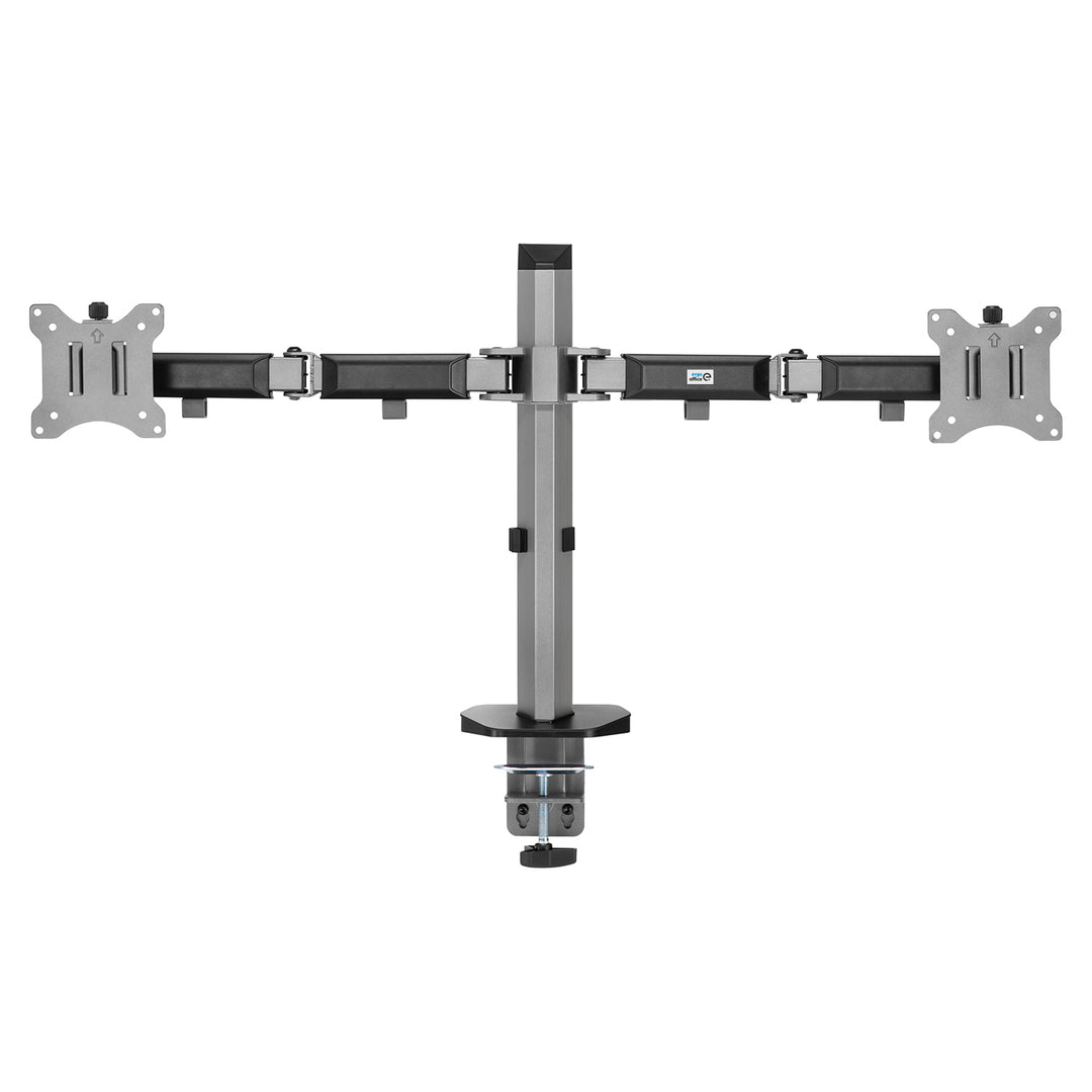 Deluxe Ergo Office dupla monitor csuklós tartó, 17"-32", max. 9kg, ER-449