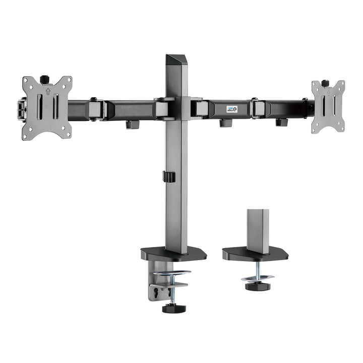 Deluxe Ergo Office dupla monitor csuklós tartó, 17"-32", max. 9kg, ER-449