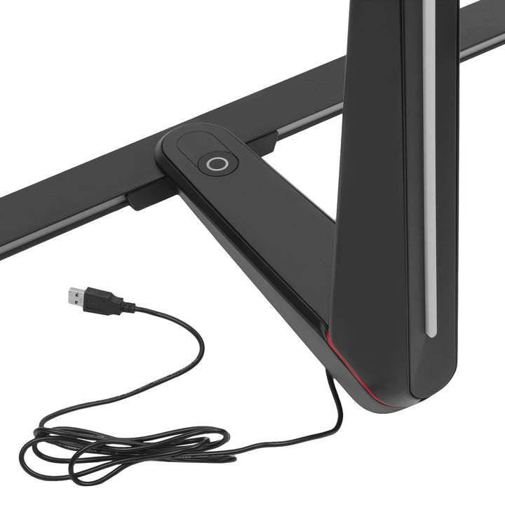 NanoRS játékmonitor állványtartó, állítható magasságú, RGB LED, 32-55", max. VESA 400x400, max. 40kg, RS167