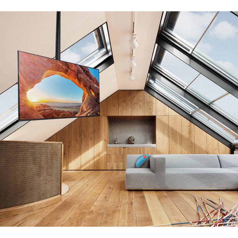 Maclean mennyezeti tartó TV-hez, VESA 400x400, 32"-50", távolság a mennyezettől 717-1017mm, max 35kg, MC-943