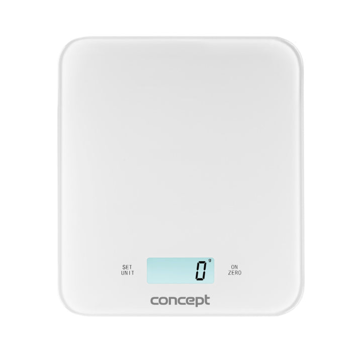 Digitális 15 kg-os LCD konyhai mérleg Concept fehér VK5711