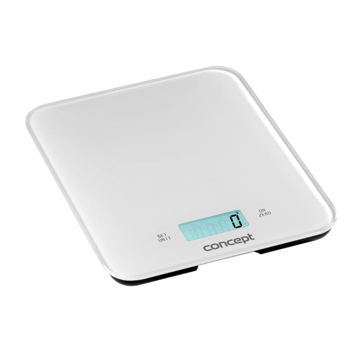 Digitális 15 kg-os LCD konyhai mérleg Concept fehér VK5711