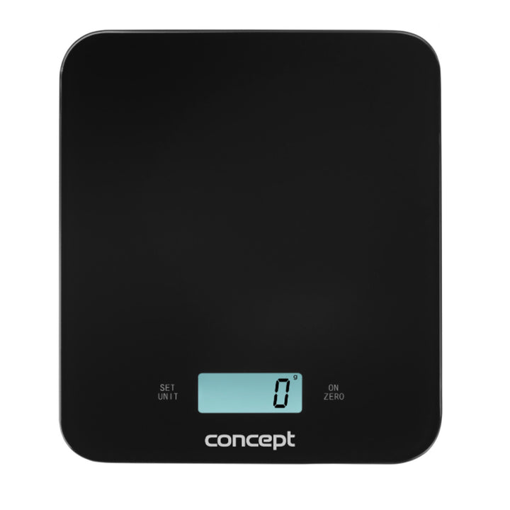 Digitális 15 kg-os LCD konyhai mérleg Concept fekete VK5712