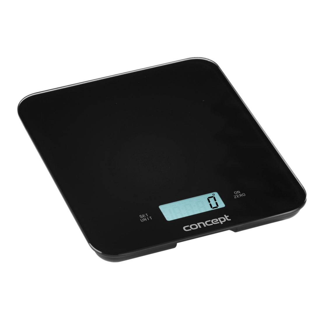 Digitális 15 kg-os LCD konyhai mérleg Concept fekete VK5712