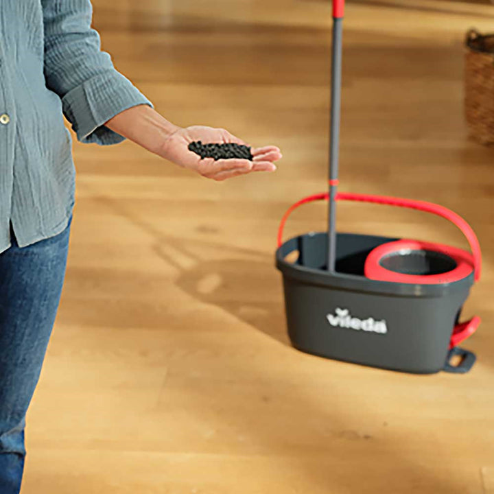 Vileda Turbo Deep Clean forgó mopkészlet rúddal és vödörrel
