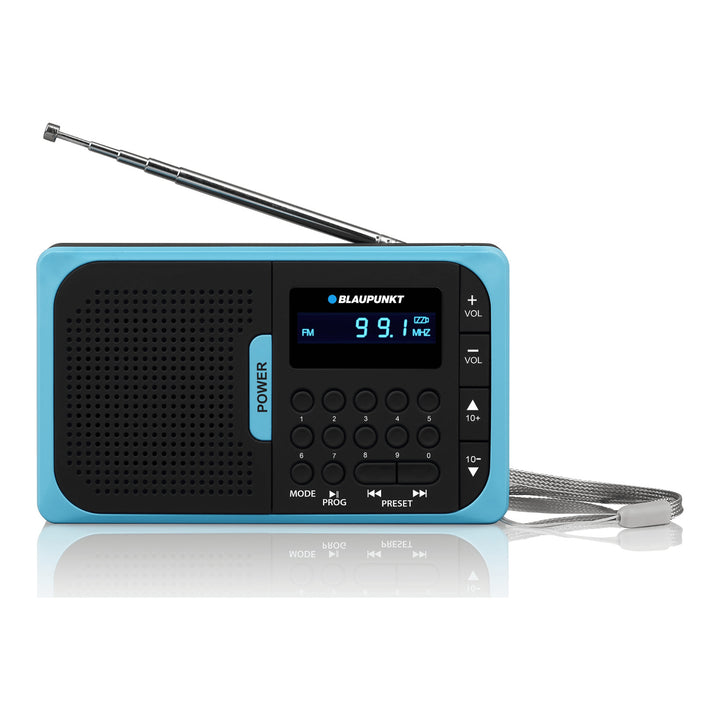 Hordozható FM rádió USB/SD MP3 lejátszással Blaupunkt PR5BL