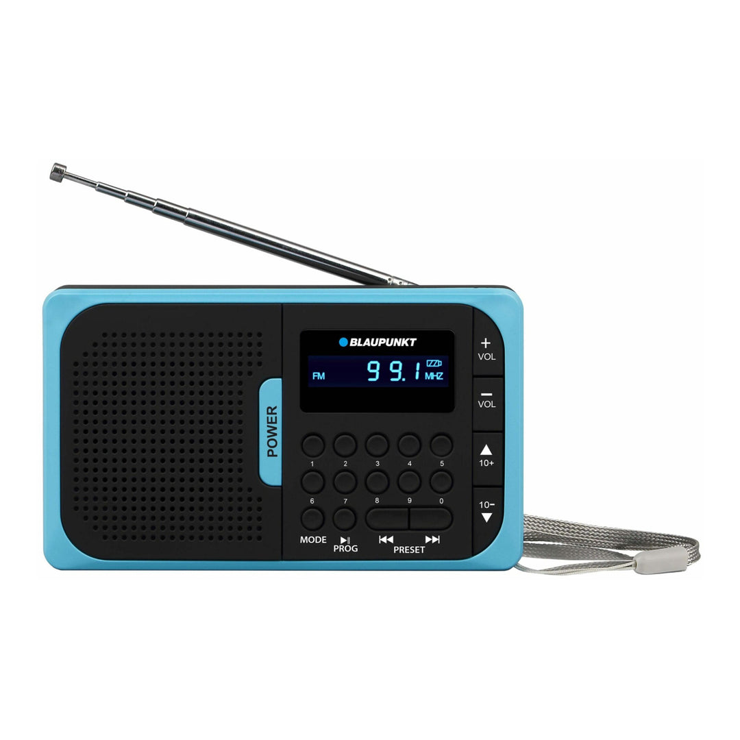 Hordozható FM rádió USB/SD MP3 lejátszással Blaupunkt PR5BL