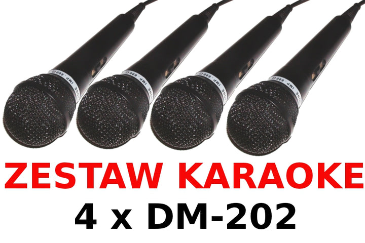 Dinamikus mikrofon vokál karaoke DM-202 fekete