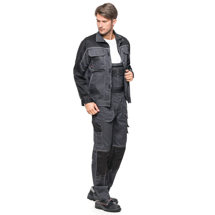 HELIOS GARDEN PANTS Szürke és fekete Méret 54 (98-103)
