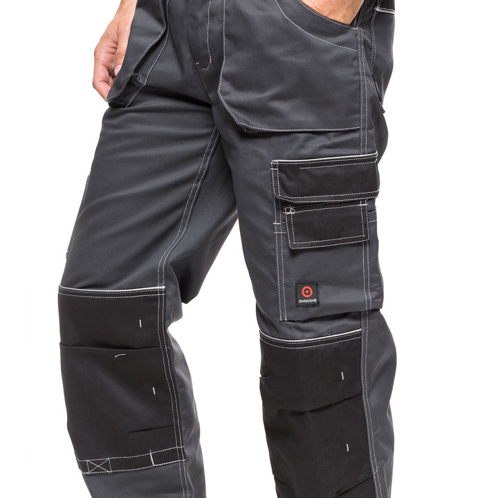 HELIOS GARDEN PANTS Szürke és fekete Méret 58 (108-113)