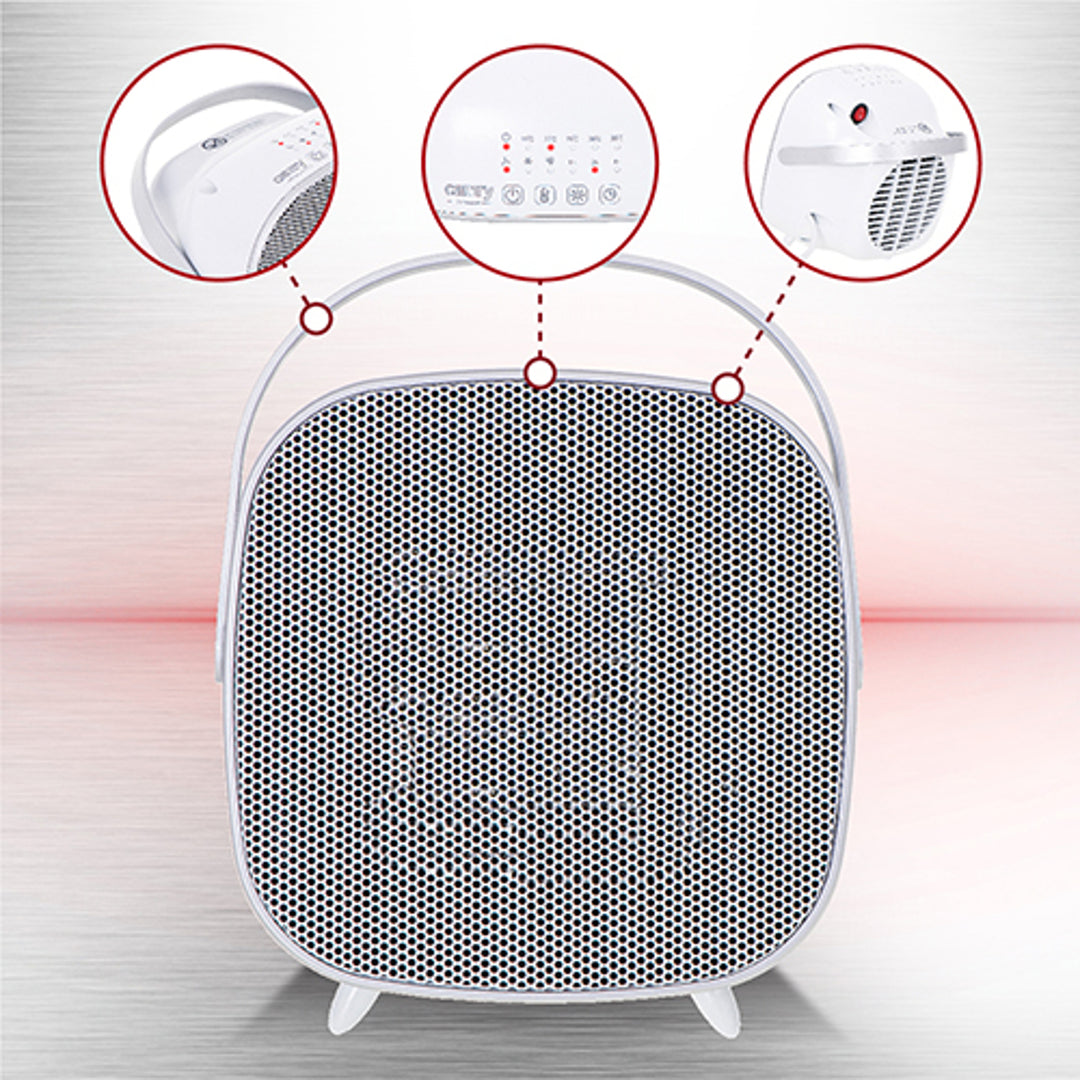 Kerámia fűtőventilátor LED-es Camry CR 7732 1500W