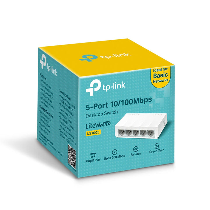 Switch LS1005 5 portos TP-Link 10/100 Mb/s kapcsoló