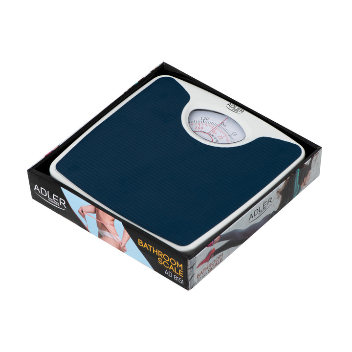 Mechanikus fürdőszobai mérleg Adler AD 8151b egyszerűen használható