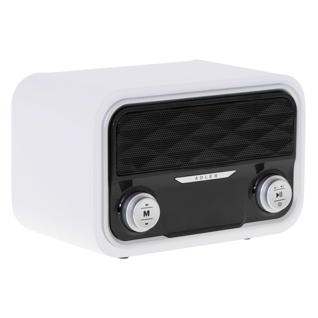 Rádió FM Bluetooth 1800 mAh SD USB MP3 AUX LCD Adler AD 1185