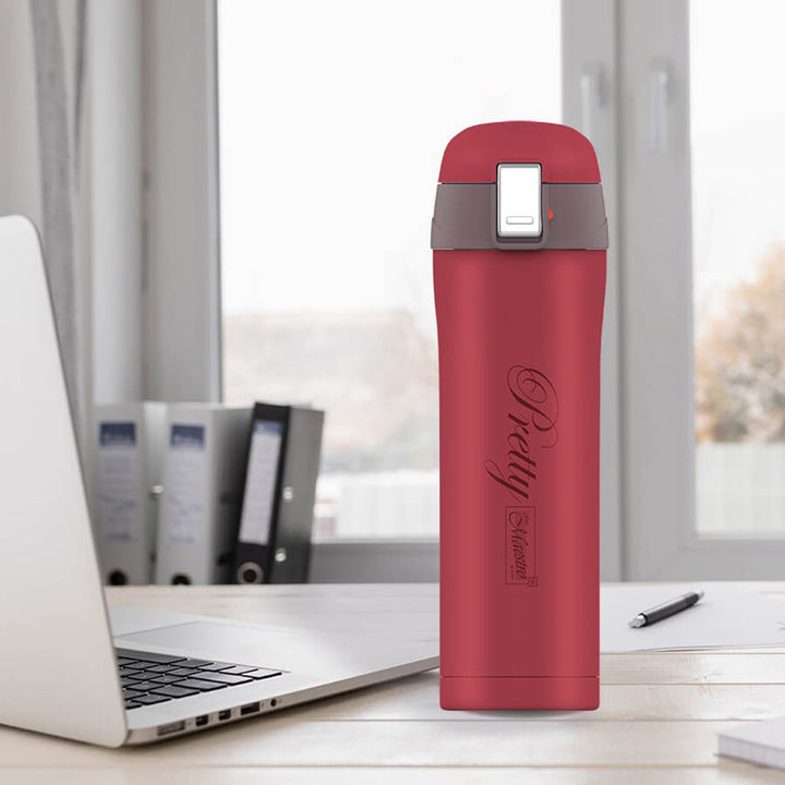 Maestro Pretty rozsdamentes acél 400ml-es termosz bögre