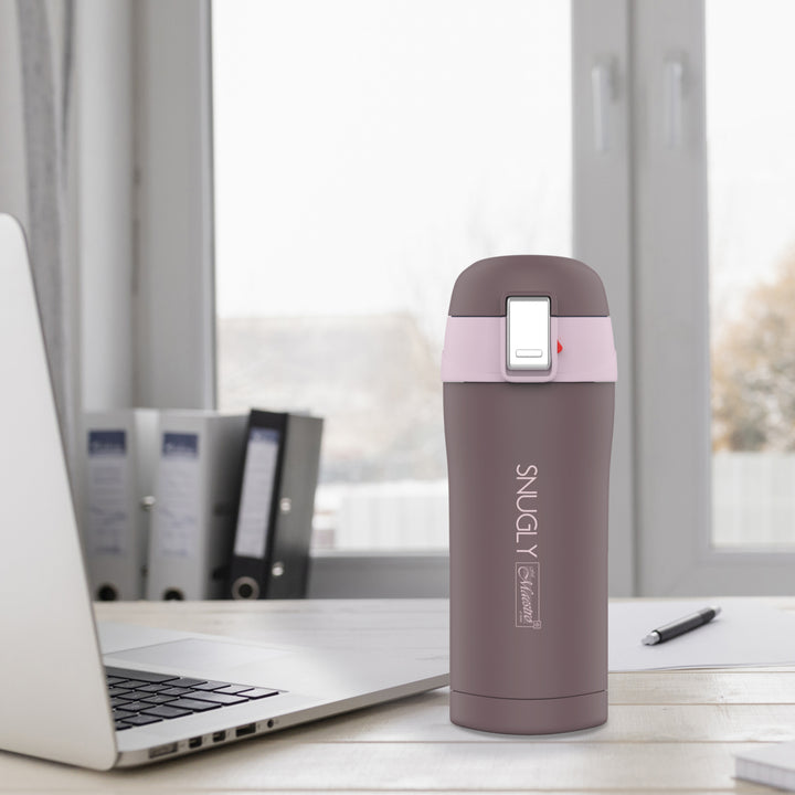 Maestro Snugly rozsdamentes acél 400ml termosz bögre
