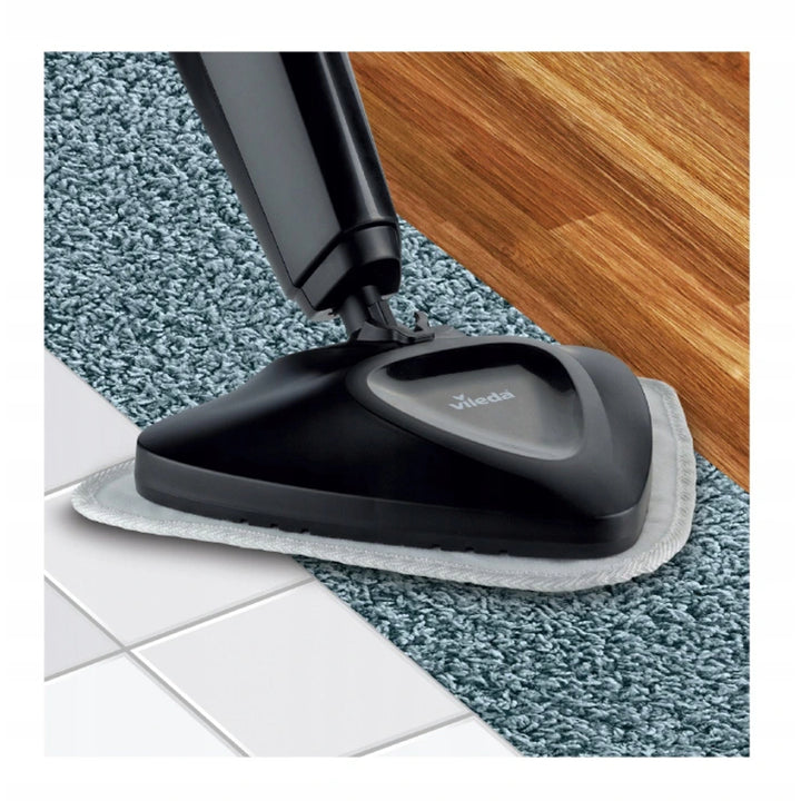 Vileda Steam Plus Compact gőzmosó, 1550 W teljesítmény, 400 ml-es tartálykapacitás, 2 betét,