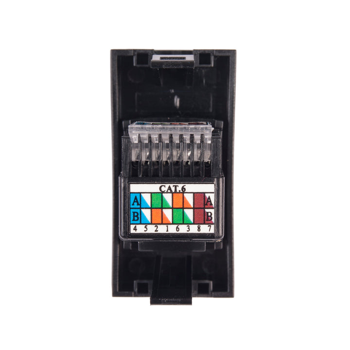 Maclean LAN aljzatmodul, egyszemélyes, fekete, MCE725B