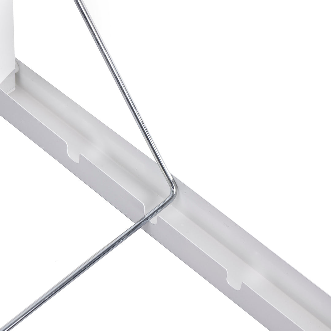Falra szerelhető összecsukható fürdőszobai szárító. Majka 80 cm fehér