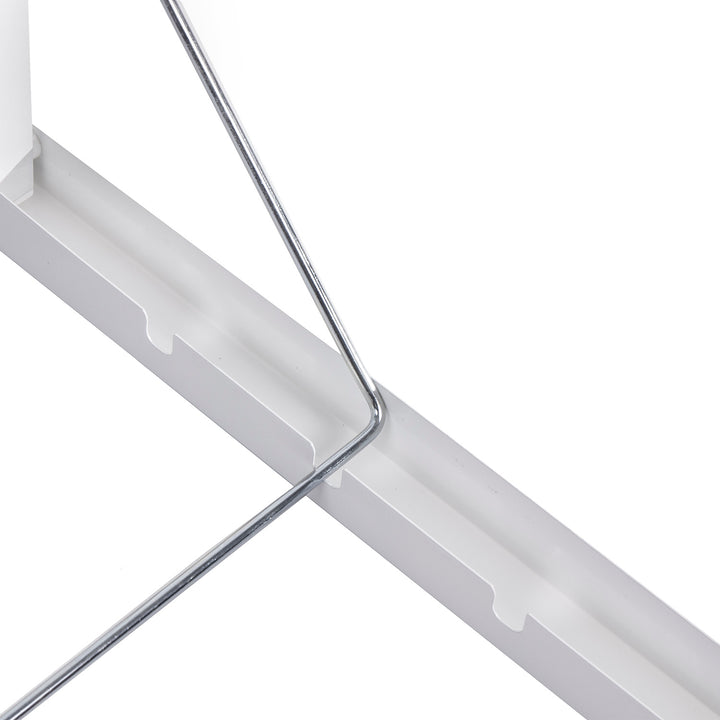 Falra szerelhető összecsukható fürdőszobai szárító. Majka 80 cm fehér