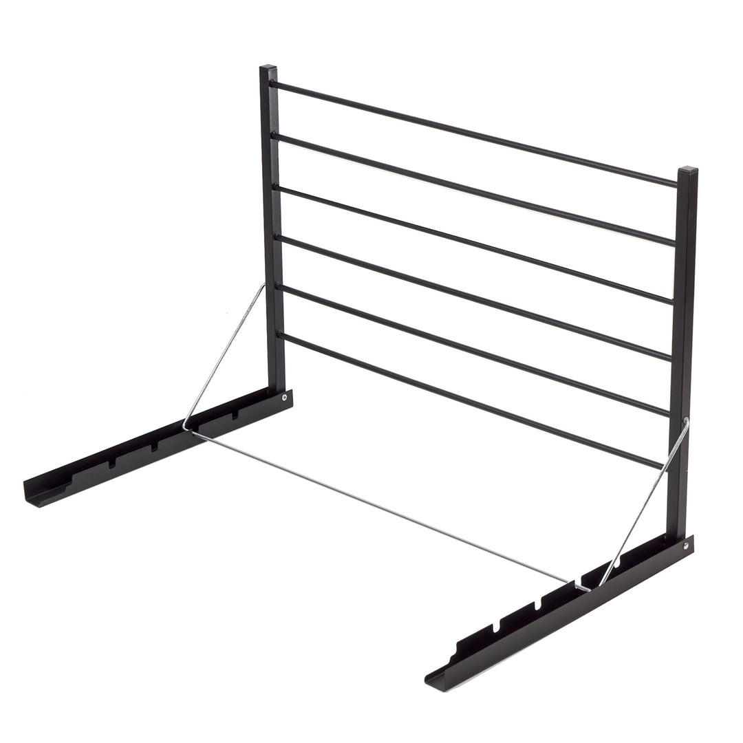 Falra szerelhető összecsukható fürdőszobai szárító. Majka 80 cm fekete
