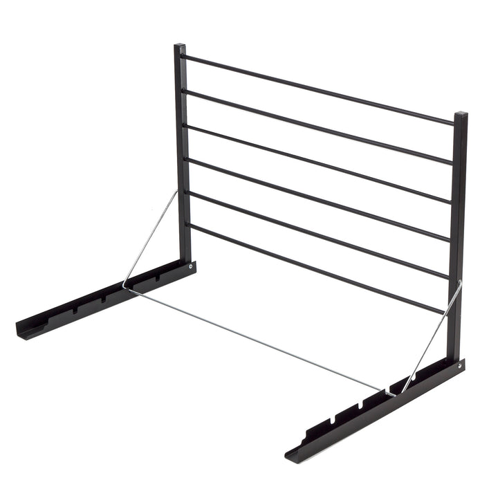 Falra szerelhető összecsukható fürdőszobai szárító. Majka 80 cm fekete